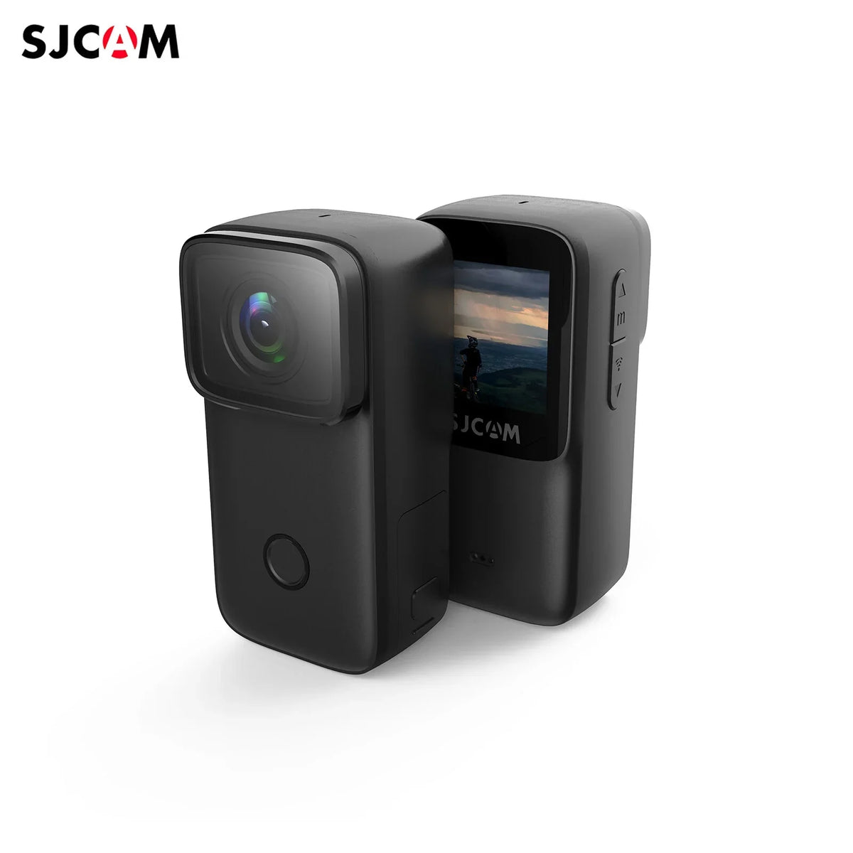 Face IPS Built-in 1.28 WiFi Supports Anti-Shake with 5M Action Recognition C200 Camera Mini 4K SJCAM Battery Vision Screen 6-Axis Night Body Inch Rechargeable Waterproof
