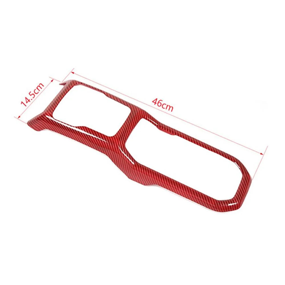 For Holder Jeep Trim Parts Cover Gear Red Shift Teledu Panel Cup Carbon Wrangler