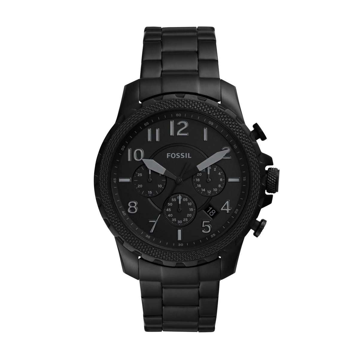 Fossil Bowman FS5603 Men's Black Stainless Steel Watch Chronograph