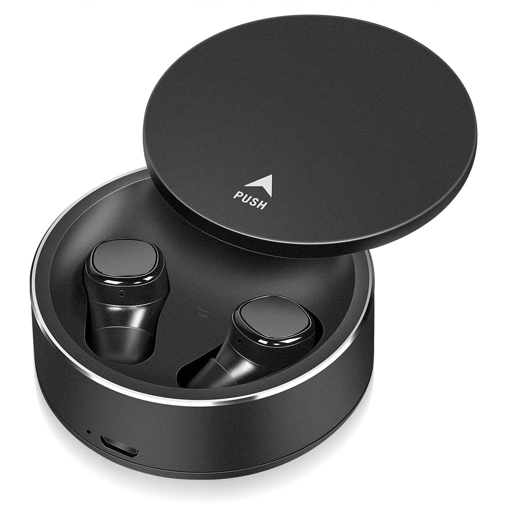 with Waterproof For Sports Xperia Mic Touch Built-in Earbuds True - in-Ear X7 Compact UrbanX Bass Earbuds Earphones Control XZ1 Black IPX5 Bluetooth 5.0 Deep Headphones Mic Wireless