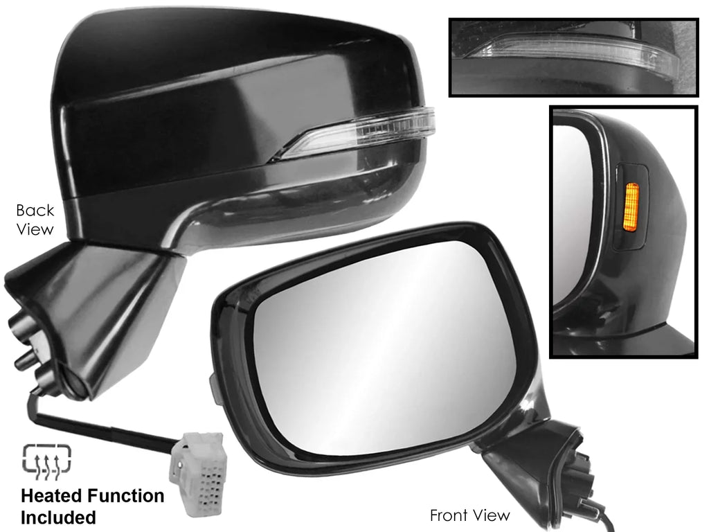 Side 2020 for Cap to Spot Detection Left 2022 Power Heated View SU1320170 Rear 91036SJ580 Paint Turn 2019 with Driver Mirror APA Blind 2021 Match FORESTER Signal Replacement