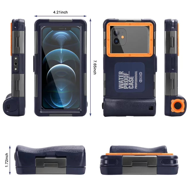 Case 9 Hot Snorkeling Phones with Photo Protective all Diving 6.9 Professional Video Infinix UrbanX for Lanyard And Inch LCD [15m/50ft] Housing Up Swimming Waterproof Underwater Surfing to