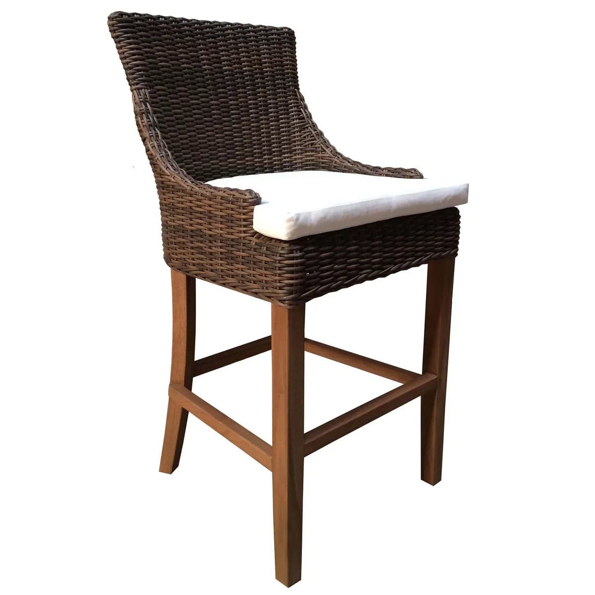 Rattan Plantation Padma's -Crocodile Barstool exterior Alfresco