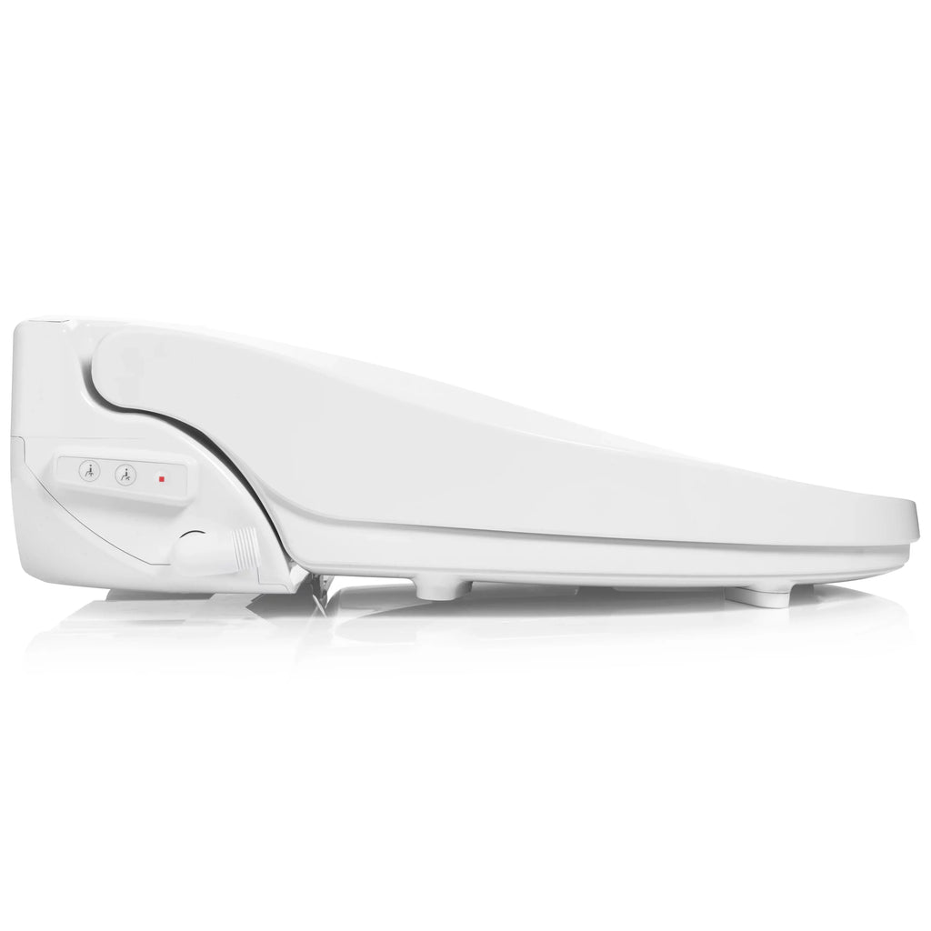 Bidet with Advanced White Swash Brondell Remote Control, Toilet Round Seat DR802