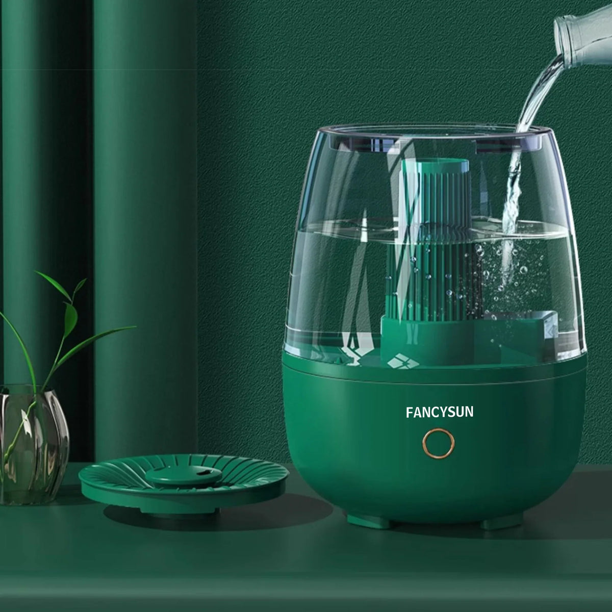 Cool and Humidifier Home Humidifier with Ultrasonic Nozzle,Filterless Humidifiers Plant for 360° Baby Bedroom, for FANCYSUN Nursery, Mist Quiet