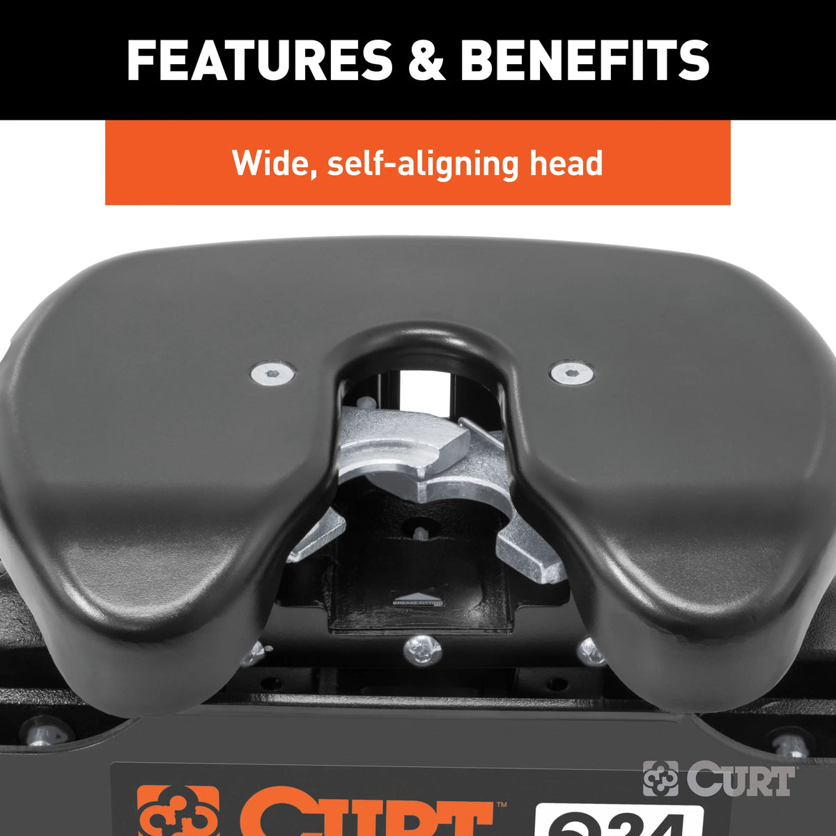 16067 GMC Wheel Puck 3500 CURT 8-Foot Q24 5th 24,000 2500, Sierra HD, Chevrolet Silverado, Bed System Hitch, Select lbs,