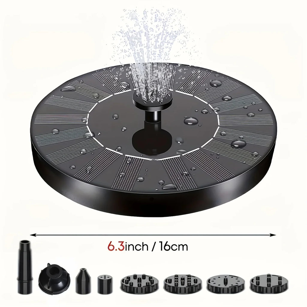 Pools Pump Gardens, exterior Fountain Fountain Powered Floating, Swimming Bath Solar 1pc and Bird - Solar Independent Ponds, Terraces, Waterscape for -