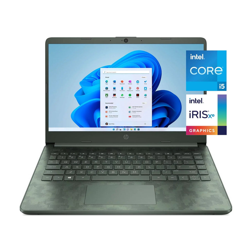 Camo, Intel 14" 14-dq2088wm HP i5-1135G7, Windows 10, Digi Core RAM, 256GB 8GB SSD,