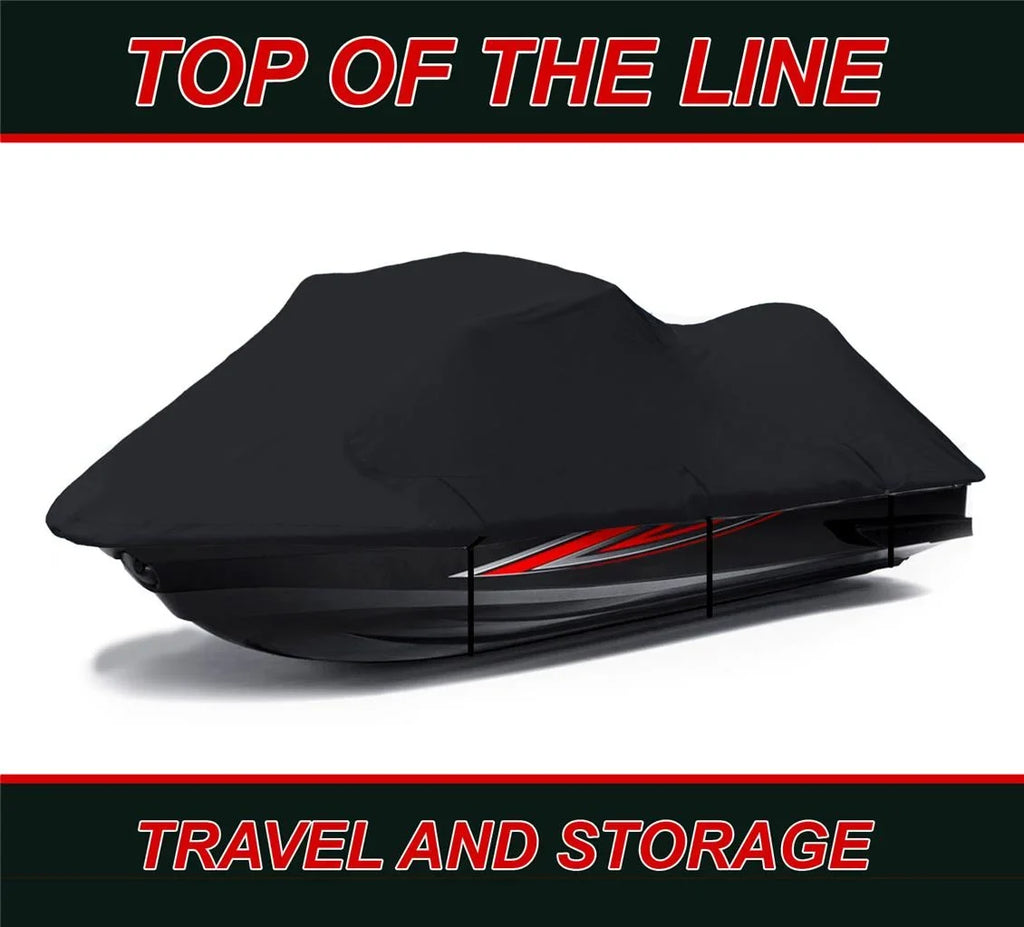 2013 Ski Sea-Doo for DENIER Cover 2011 2020 130 Sea 600 Bombardier BLACK Compatible SE 2017 Cover 2015 PWC Doo 2019 2014 2018 2012 2021 Jet 2022 JetSki 2016 Watercraft GTI