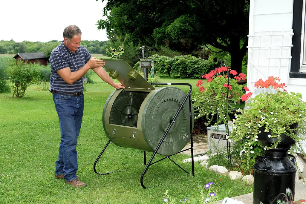 Per No 88 Easy-to-Empty Low Compact Mantis ComposTumbler Sturdy Cost and durable, Gallon with CT02001 - Gallons, Bending Holds Easy-to-Load
