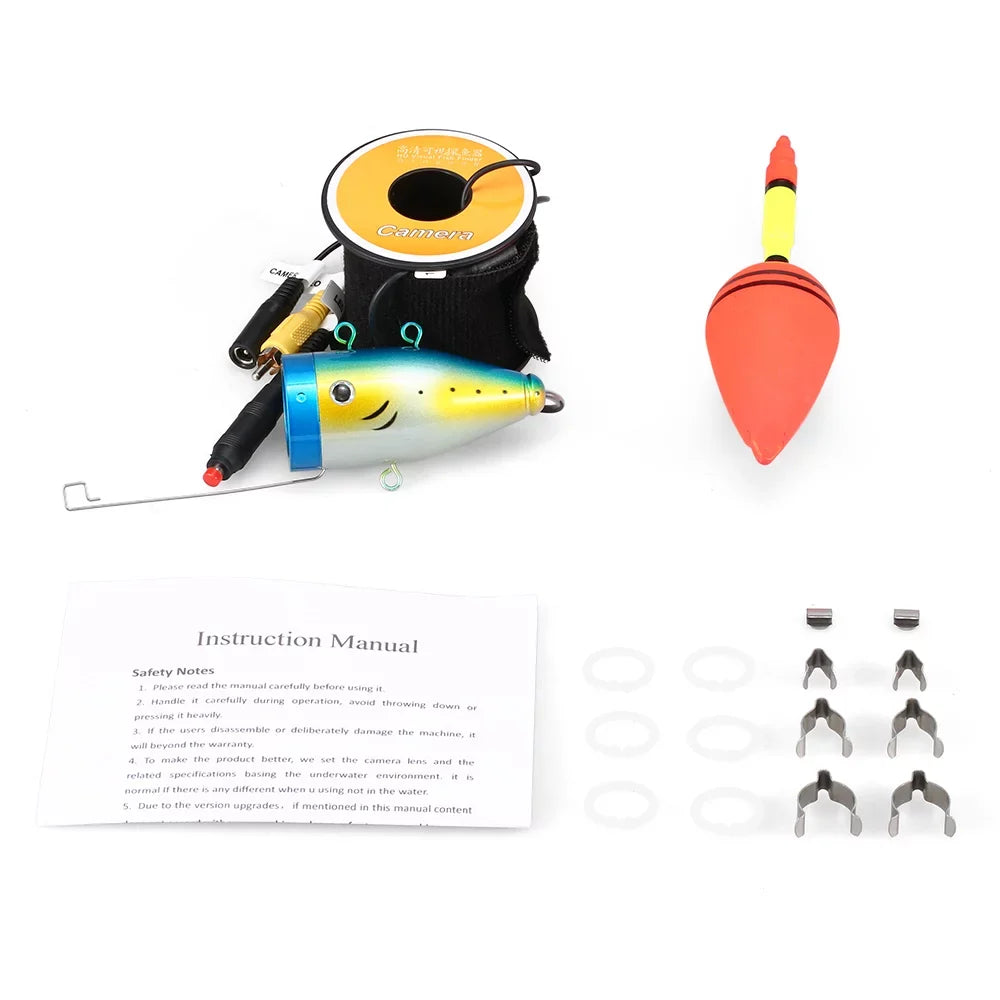Fishing 1200TVL Waterproof Boat Ice Shape 15m30m50m Fishing Underwater Fish Tomshoo Vision 24 with Night Accessories Cable LEDs