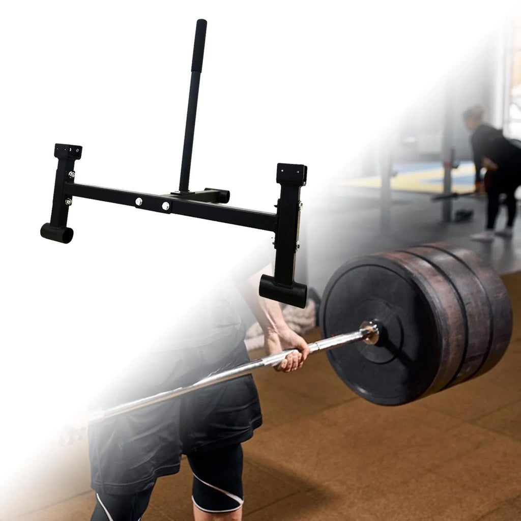 Barbell Workout Deadlift Equipment Sport Stand for Plates Compact Weight Gym AMLESO