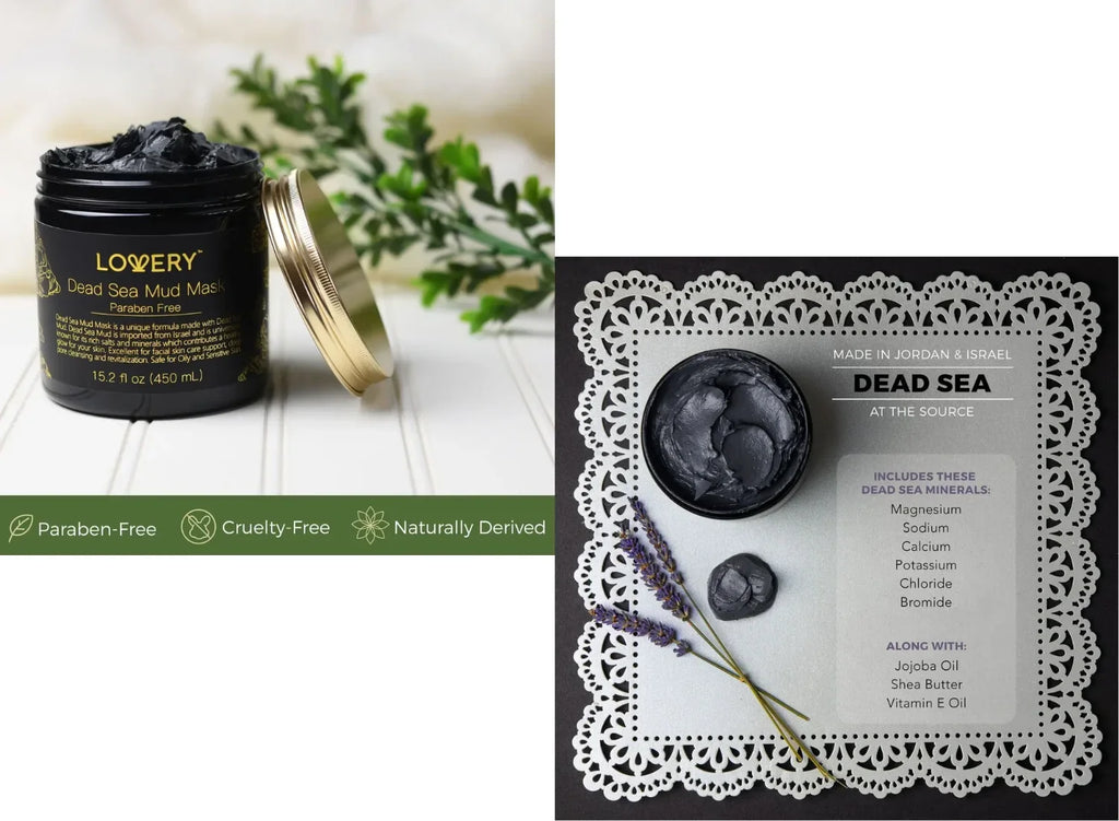 Jojoba & with Mask Mud Pore Vitamin Dead E, Sea Reducer Oil