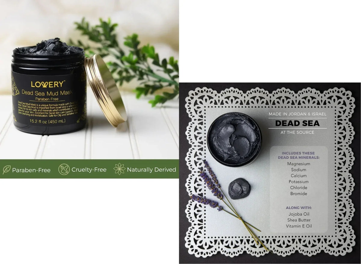 Jojoba & with Mask Mud Pore Vitamin Dead E, Sea Reducer Oil