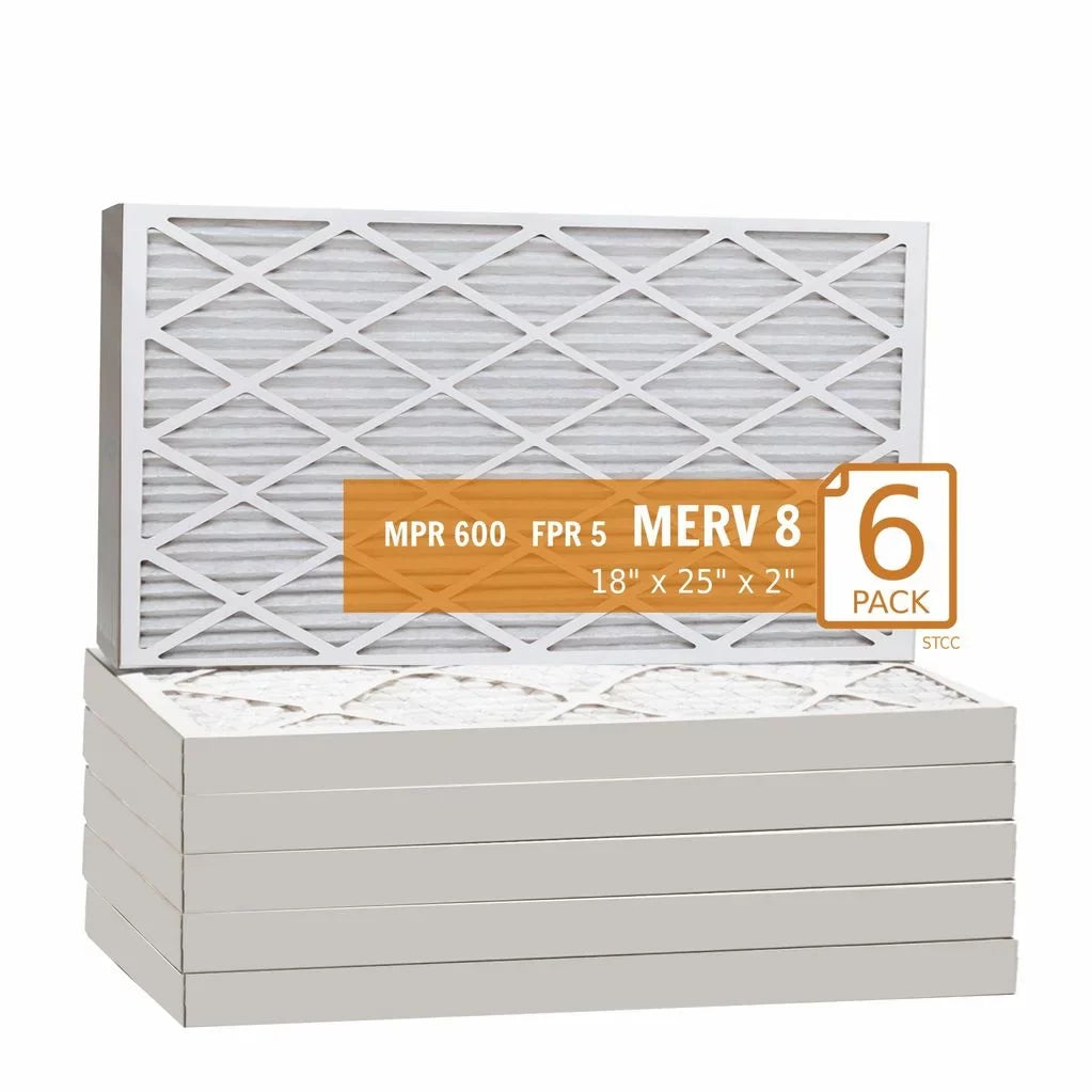 '- Purolator 18x25x2 Pack) MERV (6 8 Air Filter Pleat Key