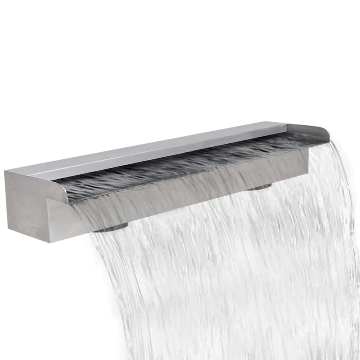 Waterfall SpillwayPatio Slide 23.6" With ,23.6 Pool X Pool Pool (w Waterfall Pond Waterfall X 4.5 Stainless Above Inches 23.6 X Waterfall Andoer 4.5 Steel Pond Feature Pool X Spillway Steel
