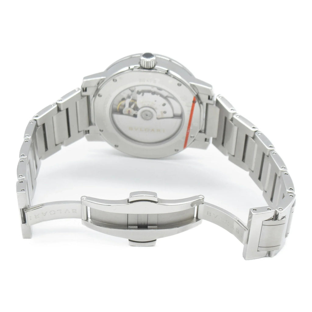 BVLGARI BB41S Wrist Watch Watch Automatic Wrist Bvlgari Stainless Steel (Good) Bvlgari White Mechanical BB41S Pre-Owned Watch