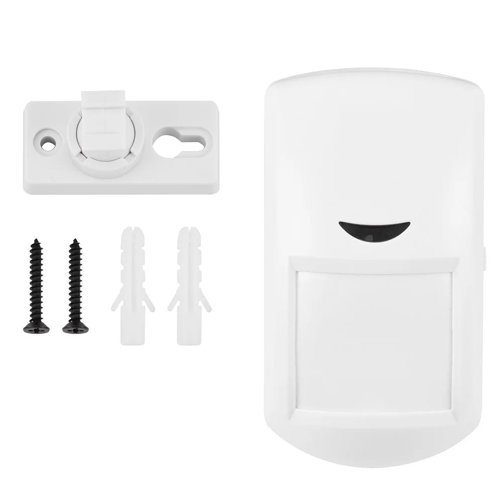 PIR Smart Passive Business Senso for Home Motion Detector Wireless Emoshayoga Infrared Motion Sensor, Wireless 433MHz