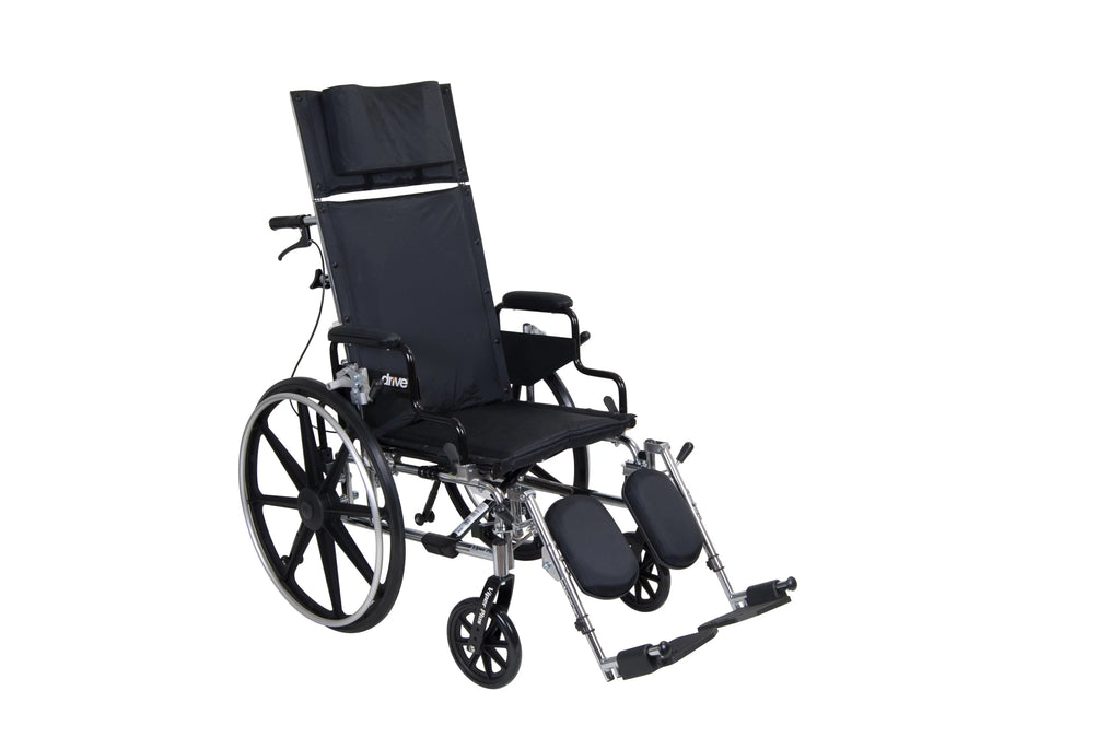 Wheelchair, Seat Drive Medical 16" Reclining Arms, Plus Full GT Desk Viper Detachable