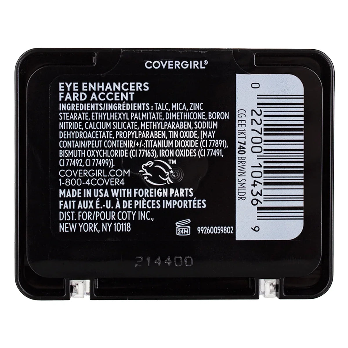 Eye Kit 1 Eye Brown Smolder Shadow, oz 0.09 CoverGirl [740] (Pack Enhancers 4) of