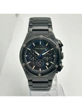 (Good) Camuto Vince Quartz Pre-owned Mens Watch Black Dial VC/1065BK Steel 45mm