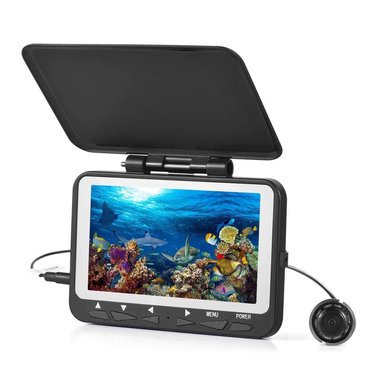 1200TVL LCD IR Fishing LED Night Camera 8PCS Finder Fishing Ice Underwater Fish Lixada Boat Vision 15M/30M for