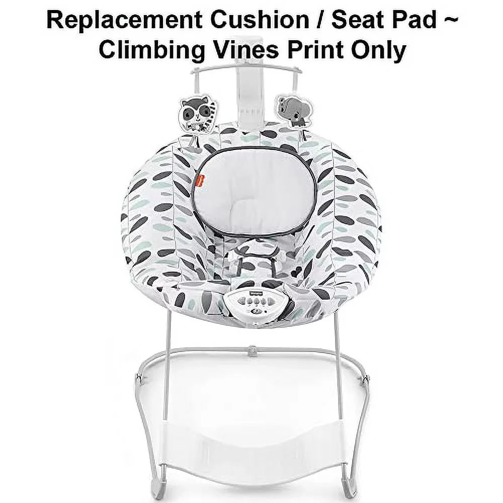 Bouncer Soothe Cushion/Seat GVG02 Print Pad - & ~ Replacement Replacement See Climbing Vines Fisher-Price Part Deluxe ~ Baby for