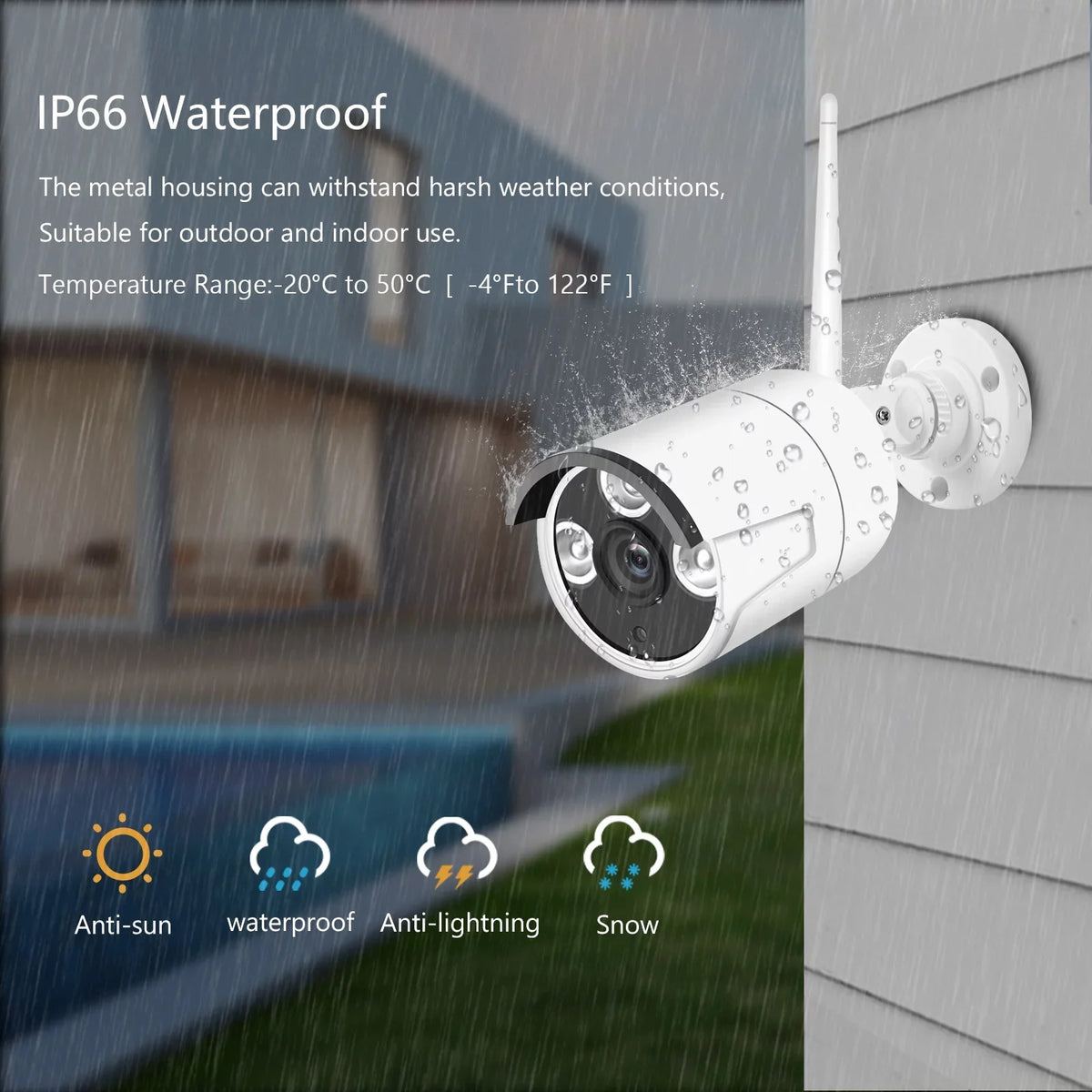 Alert, with Night Camera System, Motion NVR Hard MIXFEER Indoor 1080P Vision, Tuya Smart Cameras Wireless Remote 1080P 2.0MP 8PCS Drive IP CCTV No + 8Channel 8CH 1080P exterior App Access,