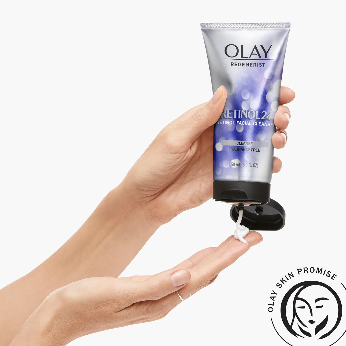 2 5.0 Pack, 1.7 Duo of pack oz, oz, Olay Moisturizer fl 24 Retinol Cleanser