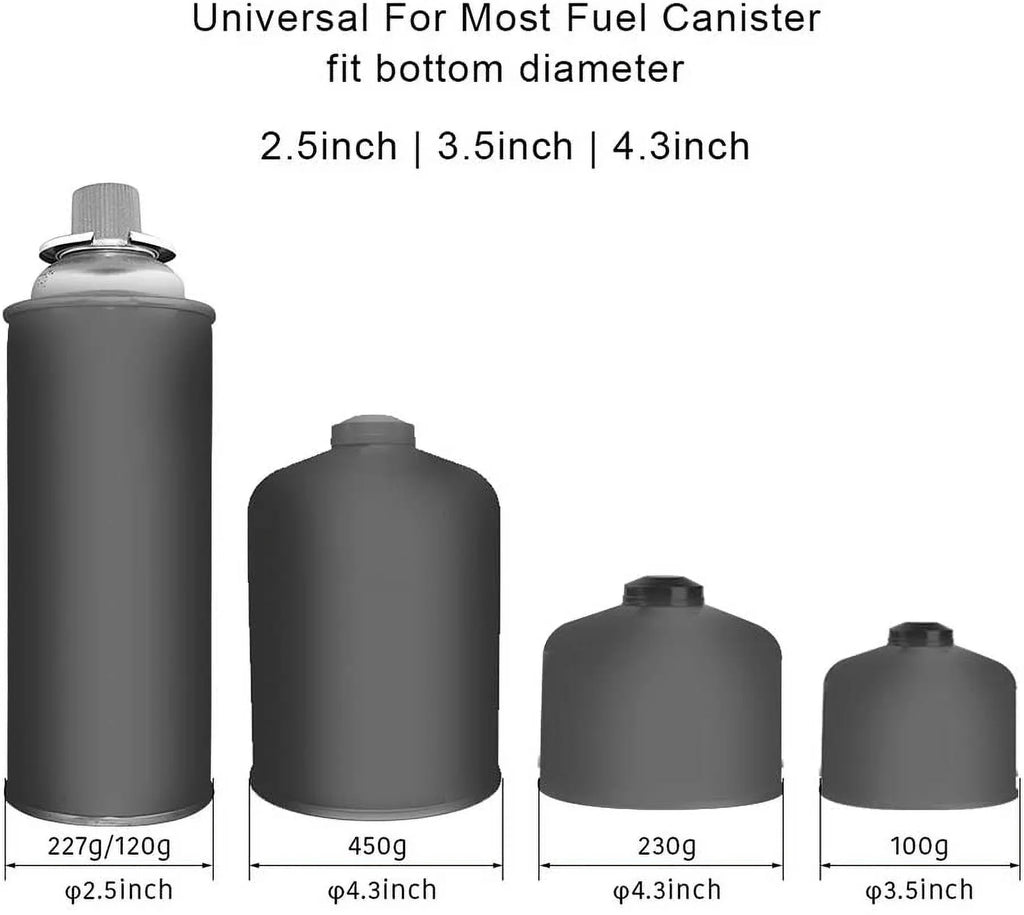 Holder, for Bracket, Upgrade Caudblor Stabilizer Canister Gas Butane Cartridge Folding Stand, Hiking Universal Compact Stoves, exterior Tank for Footrest Camping Stove Tripod Plastic Fuel Can Cylinder