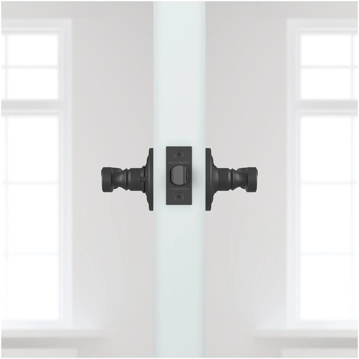 With Baldwin Round Lever Strike Pvcurtrr003 Handle 6Al Rose Privacy Curve Finish And And Brass Lifetime Traditional Latch Reserve Handle Dual