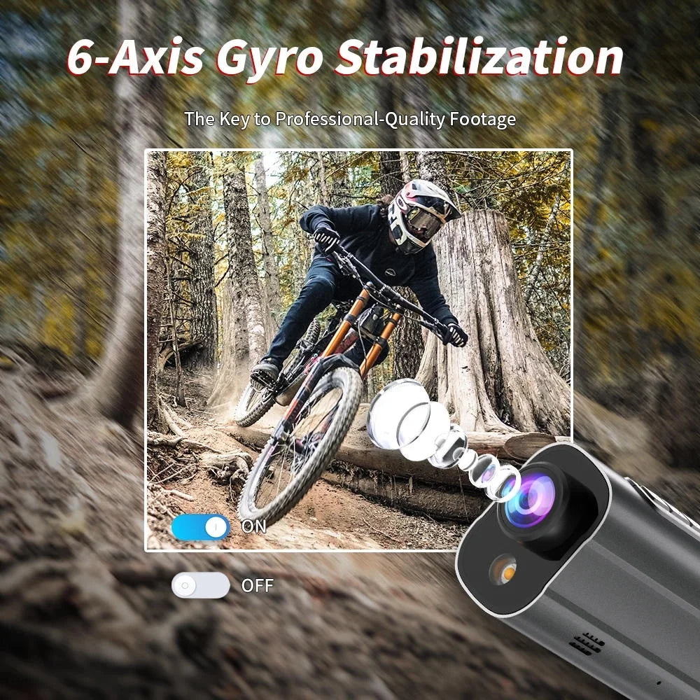 Light Anti 5K Recorder Camera Bicycle Shake Motorcycle Road Drive Led Helmet DV Action WiFi with Camera Sport Riding Bike
