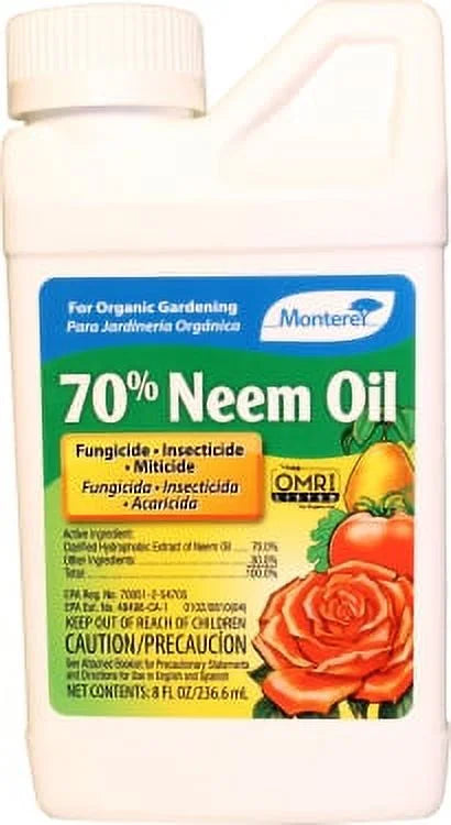 8oz Monterey 70% Concentrate, Neem Oil