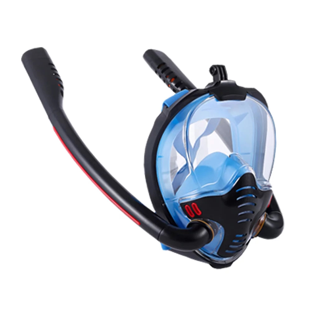 Perfect Snorkeling Double Breathing Adults, Contained Full and Self , Tube Swimming Diving Apparatus, Silicone Underwater Drying Diving for for Andoer Goggles