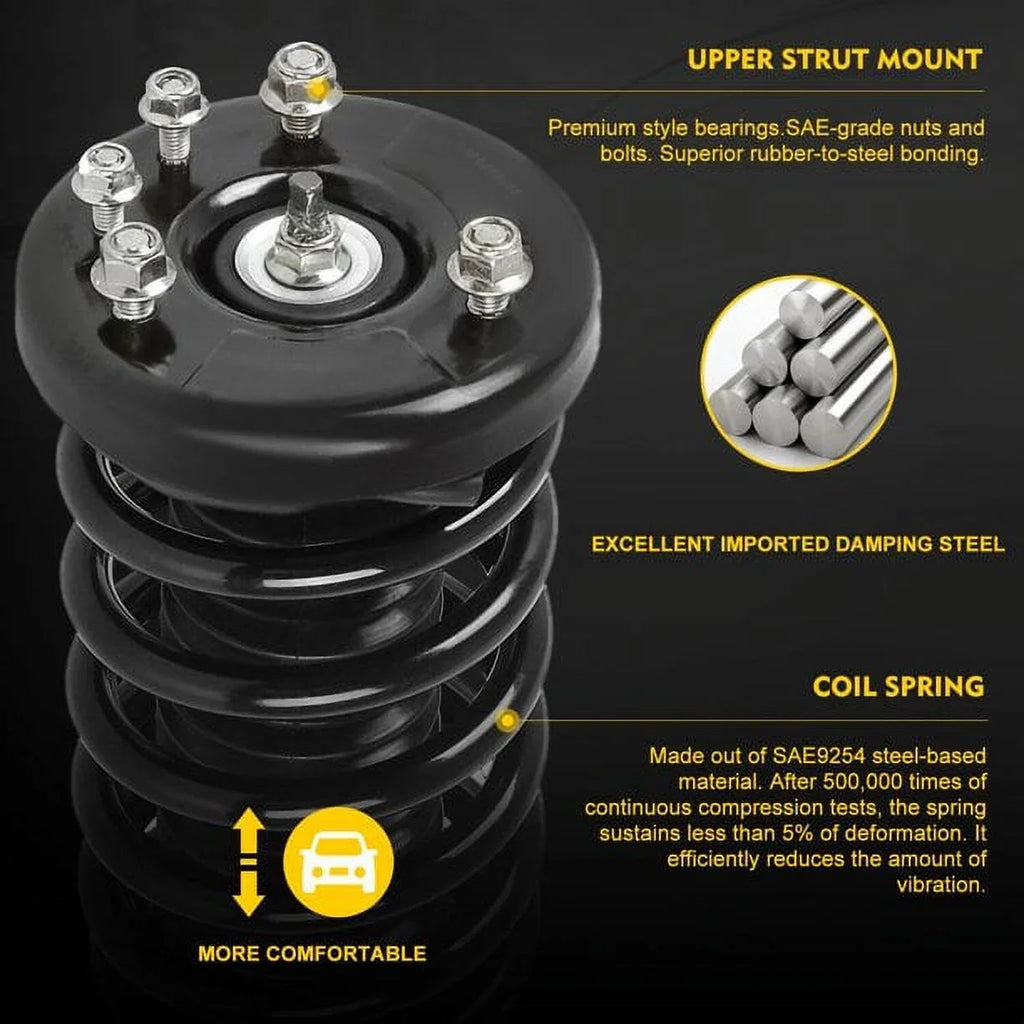 '- K80879 Struts 272289 for 2011 Links 2006 & 2007 OREDY 4PC Front 272288 2009 Sway Yaris 2008 2012 Bar 2010 Kit