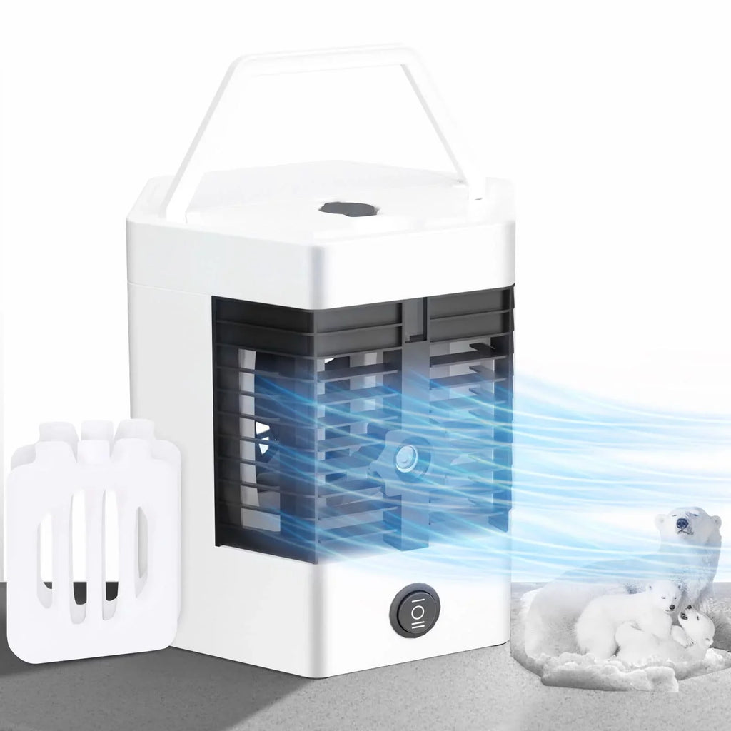 and Light Personal Cooler Easy YHAIOGS Portable Any Air Portable liquid Device to and Cool Air Like Space Home Mini Space Cooler office Conditioner Led Fill