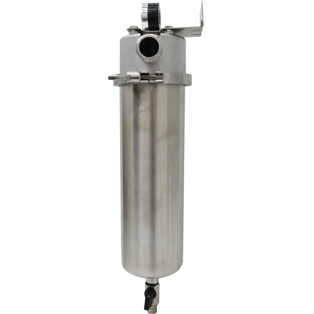 inch liquid for inch 10 Stainless Filter 304 1 Whole House Filter Front Steel TECHTONGDA Housing Purification NPT liquid 8000L/h