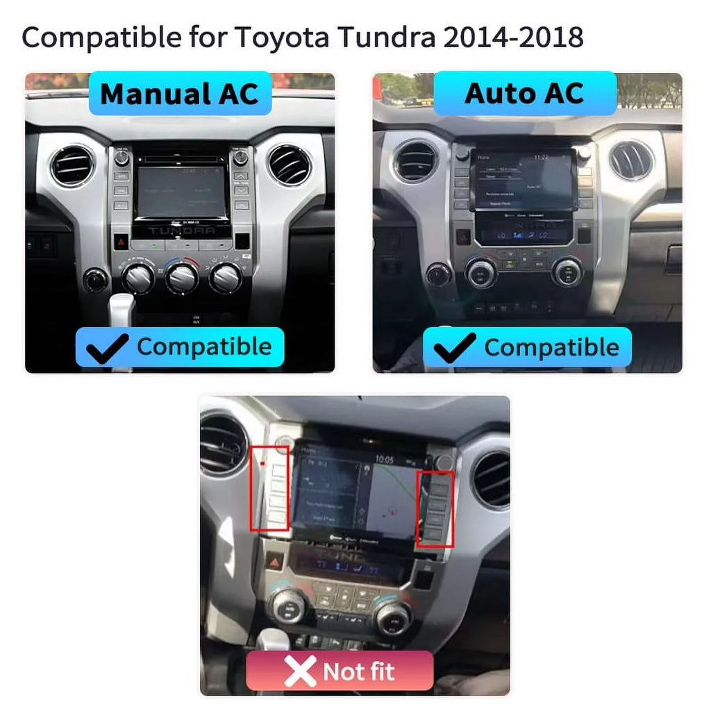 Inch Head For Radio Auto , 4GB+64GB Android Carplay Car , 2014-2020 Player Tundra Android Unit Car Built-in 12.1 Stereo Multimedia