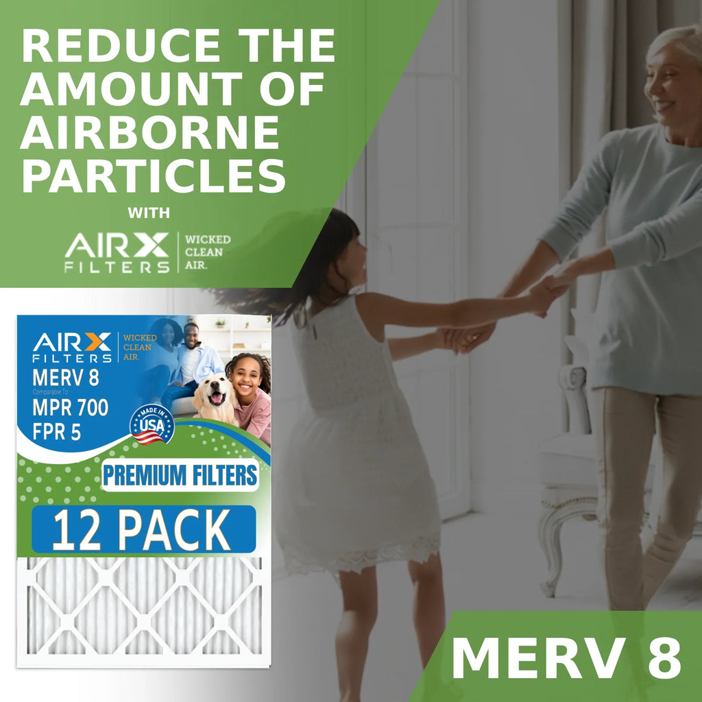 Comparable in 10x16x1 CLEAN AIR. 12 & Air MERV Furnace Made 700 Filter - FPR MPR AIRX Rating, FILTERS WICKED of Pack to 5 by Filters USA 8