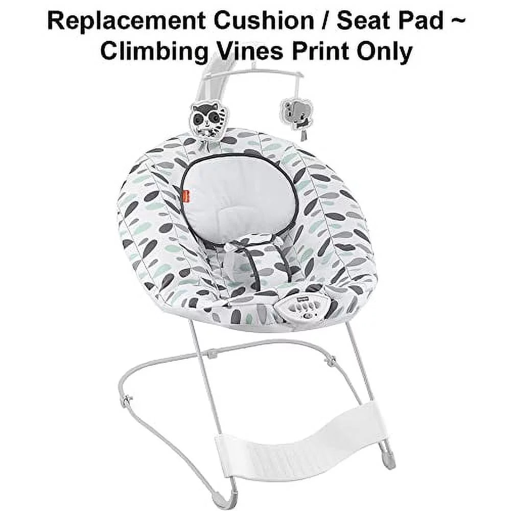 Bouncer Soothe Cushion/Seat GVG02 Print Pad - & ~ Replacement Replacement See Climbing Vines Fisher-Price Part Deluxe ~ Baby for