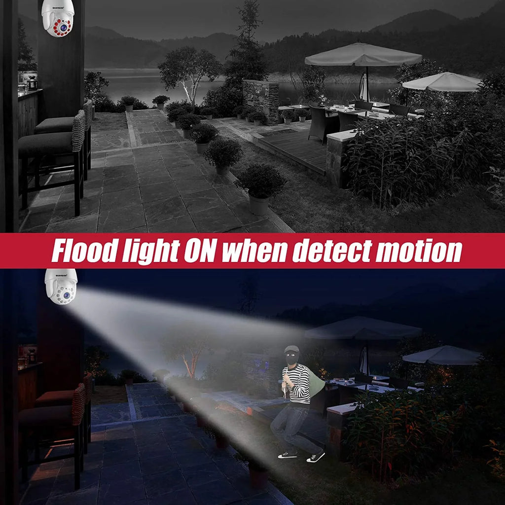 WiFi 1080P Dome Camera IP tracking Full Security IR CCTV PTZ Motion HD Camera Speed