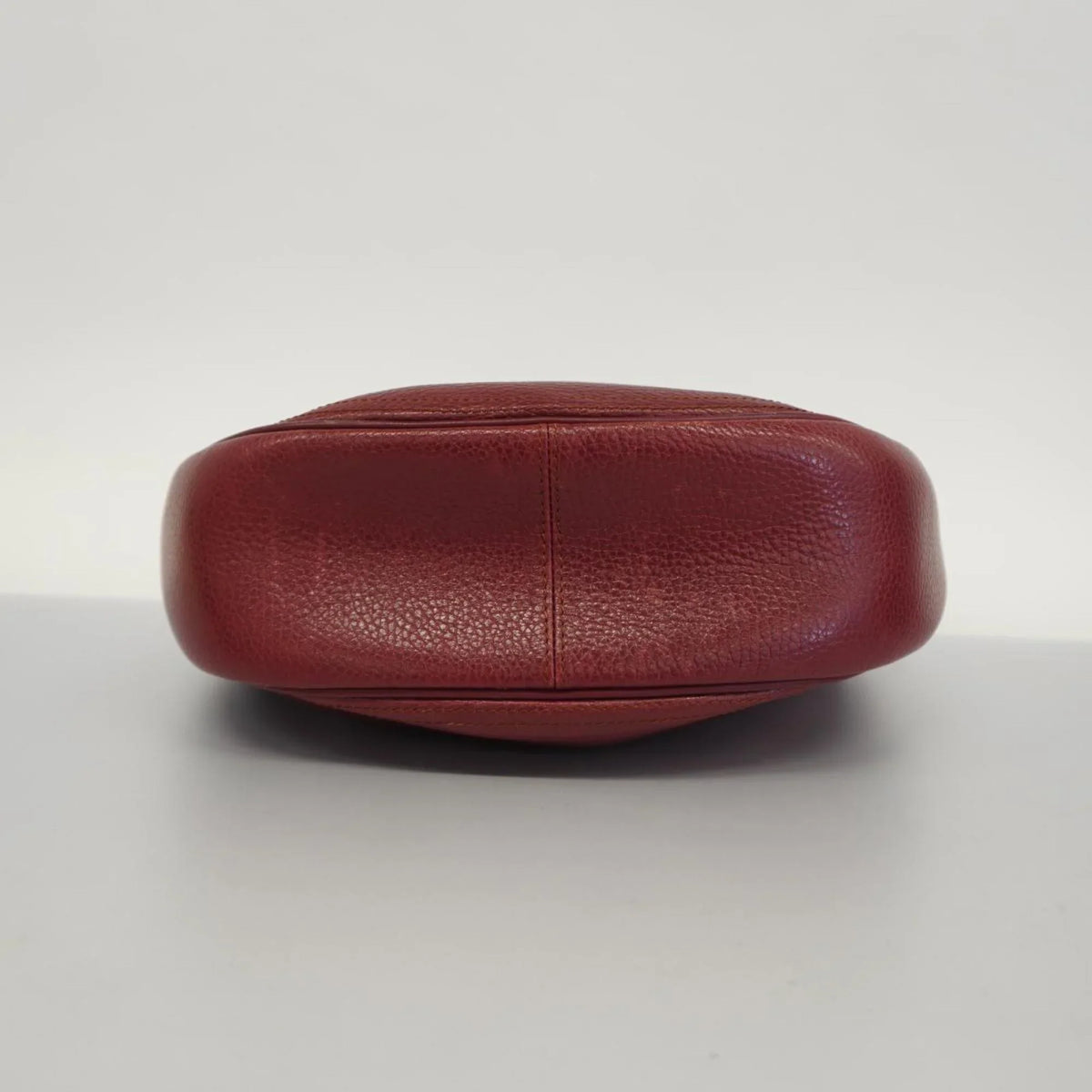 Bag Leather Cartier Pre-Owned Shoulder Red Ladies Must (Good)