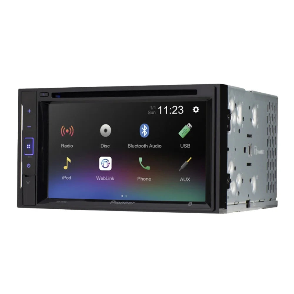 DVD/CD WVGA with Pioneer Media Digital Double 6.2" Bundle Car KIT4907 Bluetooth/Backup Receiver 2004-2005 Titan Kit/in-Dash Camera/Installation DIN Stereo for Touchscreen W/ AM/FM Nissan