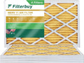 Filterbuy 11 Pleated Furnace (4-Pack) AC Filters HVAC Air MERV 10x24x1