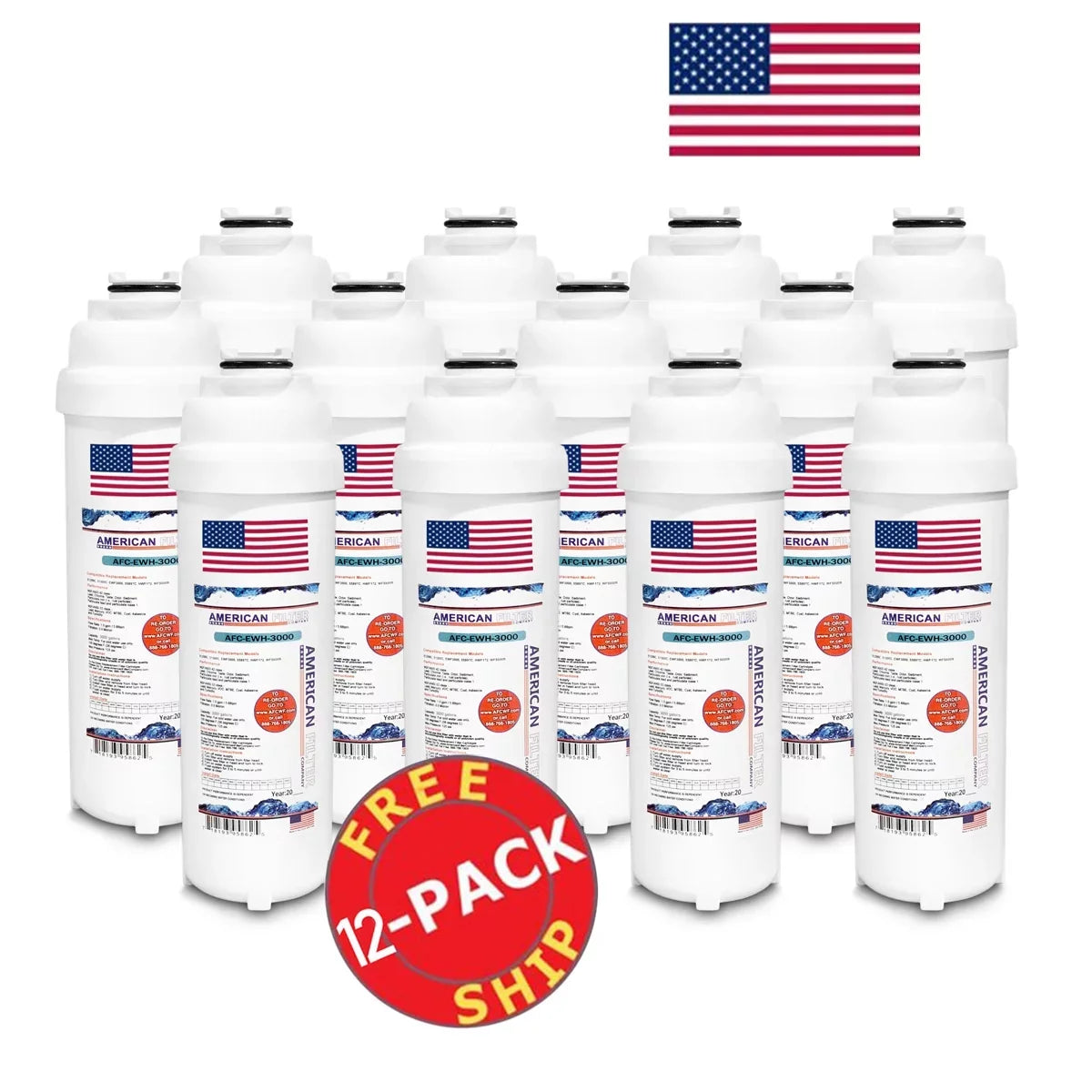 , U.S.A. with Elkay® AFC , Model 12 , liquid Brand Fountain AFC-EWH-3000 Filters Compatible Made # in - Filter LRPB8K -