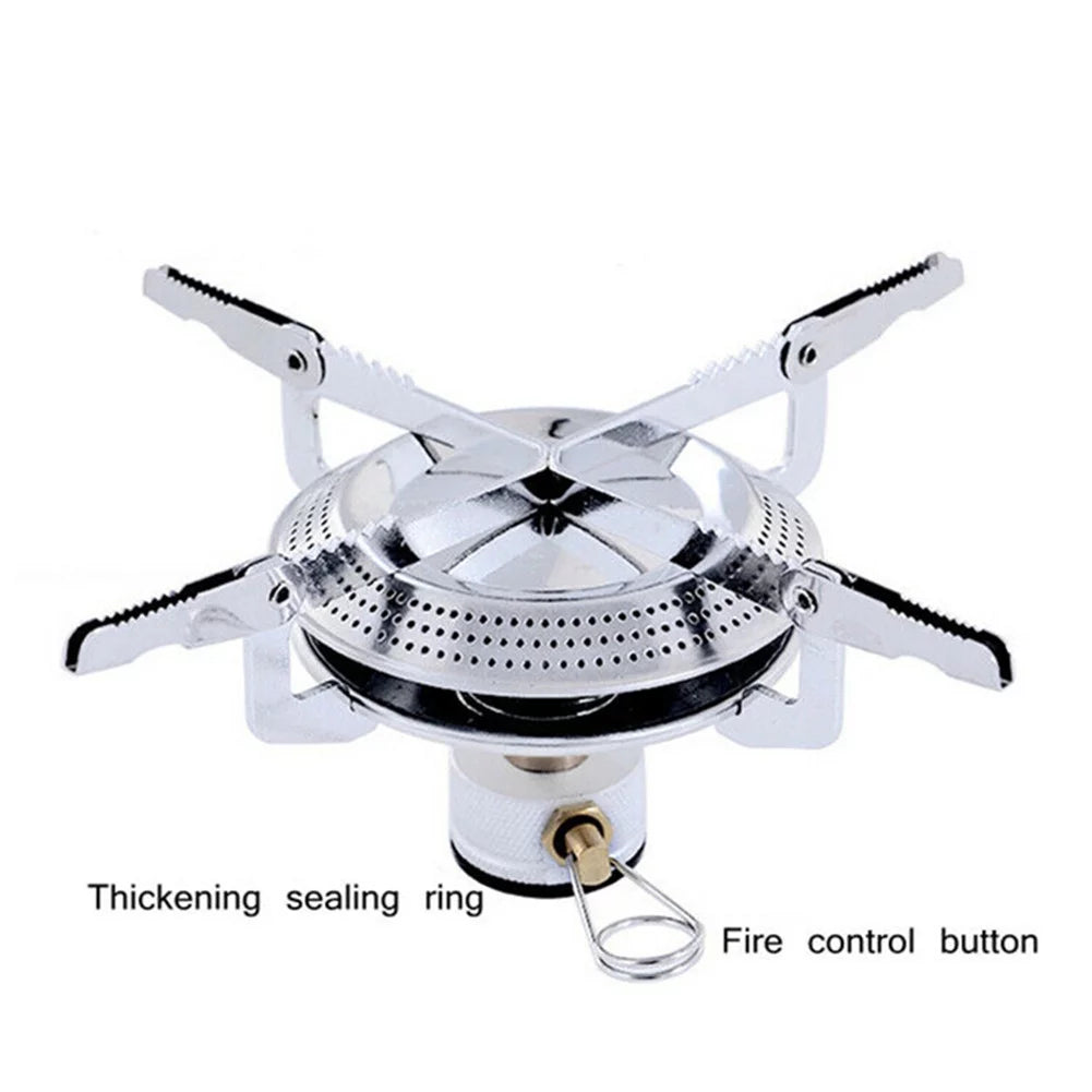 Foldable Cooking Mini Camping Burner Stove Gas Picnic Hiking Propane Accessories