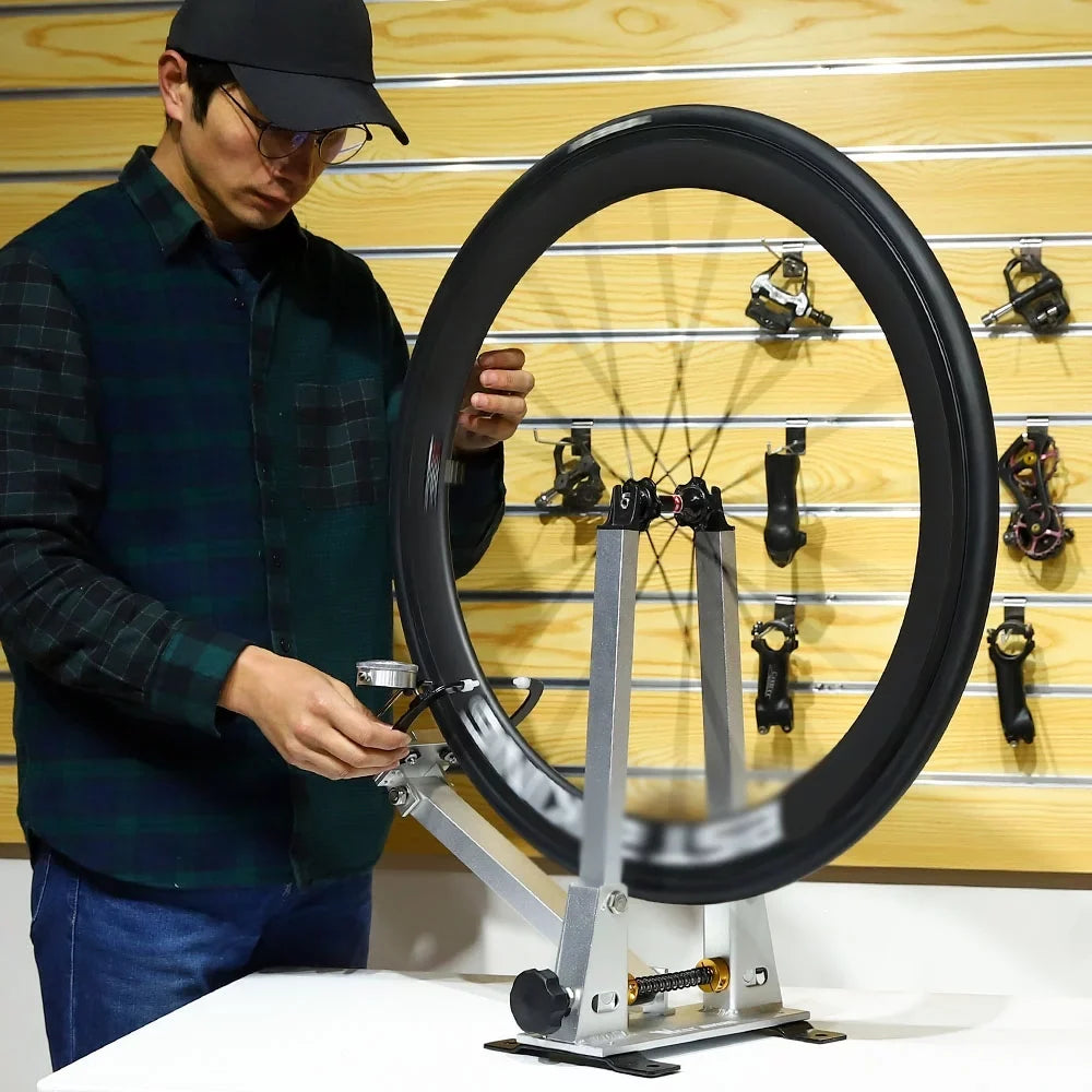 Rims Road Wheel MTB BMX Wheel Indicator Utility Dial MTB Bike Rims Wheel Prcise Adjustment Tire Bike Prcise BUZHI Adjustment Stand WEST Wheel BMX Road Truing Tire Prcise Stand,Indicator Stand BIKING