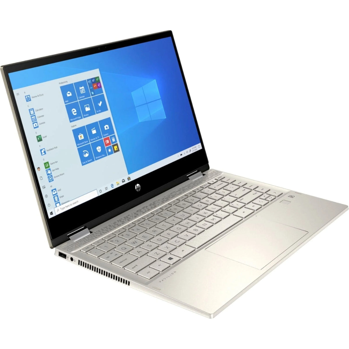 x360 512GB 8GB (Used) HP 2.4GHz Core‚Ñ¢ Win10H,Warm SSD 14M-DW1033DX Pavilion Gold Touch i5-1135G7 14"