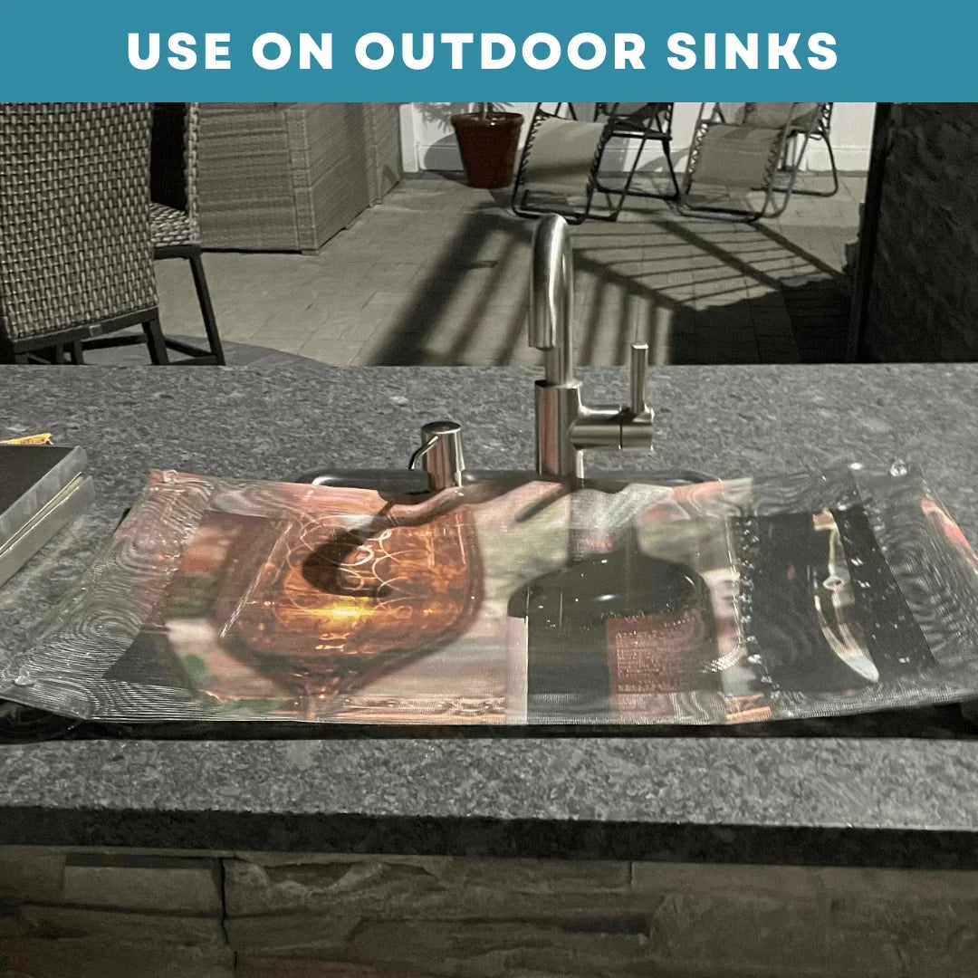Cover, and Out Liquids coverage Sight- cover, Rose Design: double Debris sink sizes. 2 for through of Décor adjustable Kitchen dimension Hot/Cold Jenny's Sink pass Designs, Sink -SK2-JR2-a 5 39.5"X20" Home