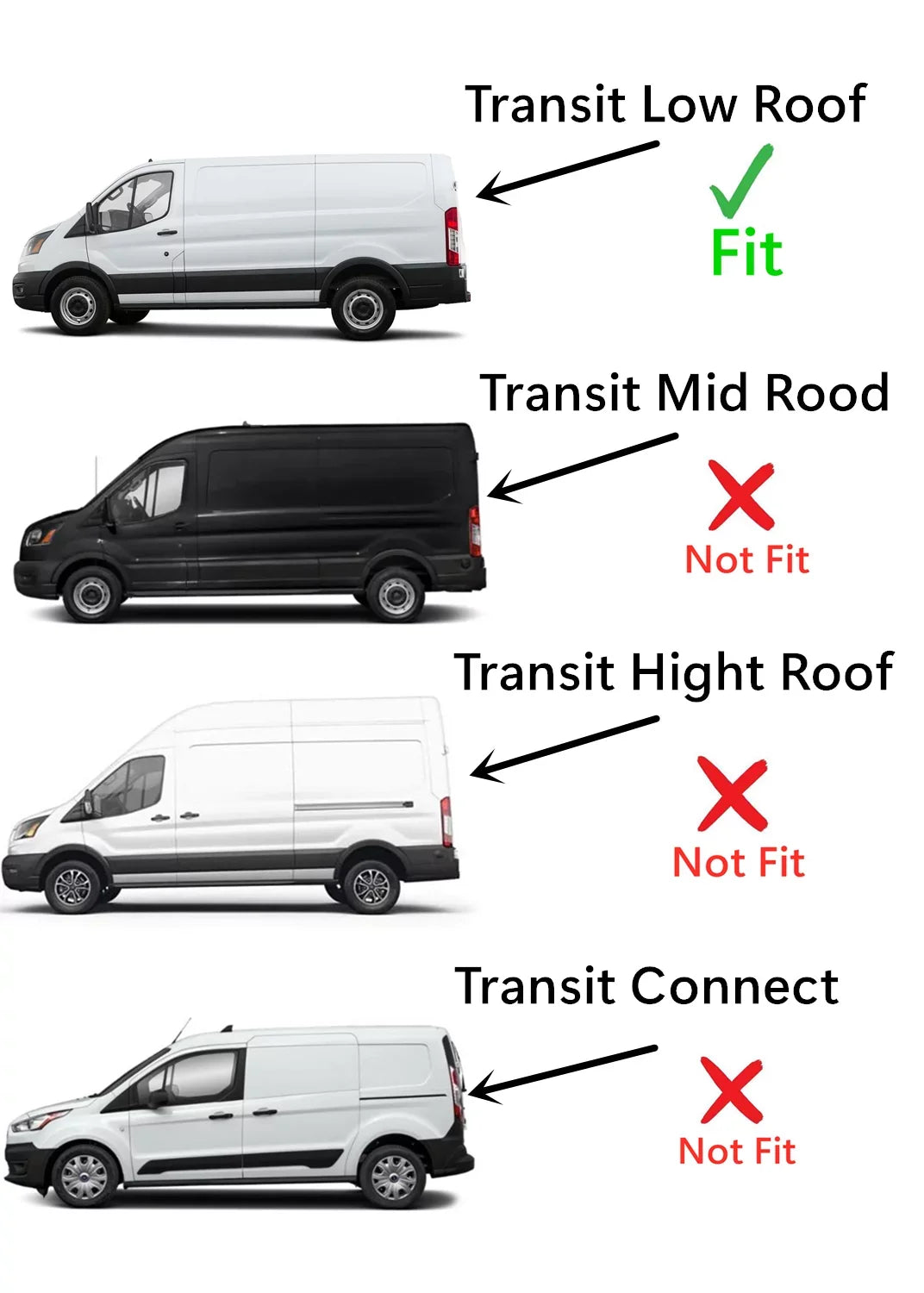Window Left Low-Roof Compatible Van Glass Side 2015-2022 with Models 83.2" Door Door Front Transit Driver